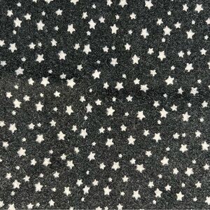 Black and White Star Patterned Fabric or receiving blanket